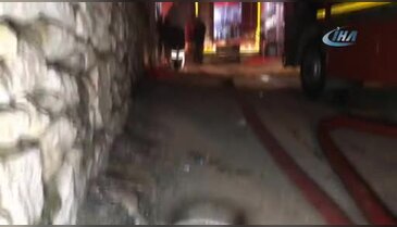 Bursa'da tek katlı evde yangın: 1 yaralı