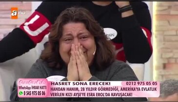 Evlatlık verilen kız gerçek annesini canlı yayında buldu!