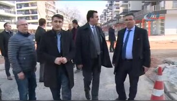 Bursa Soğanlı kentsel dönüşüm projesinde çevre düzenlemeleri sürüyor
