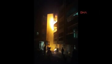 Denizli'de doğalgaz patlaması: 2 yaralı