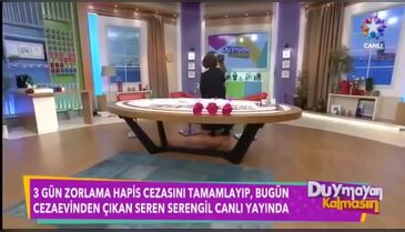 Seren Serengil stüdyoyu terk etti