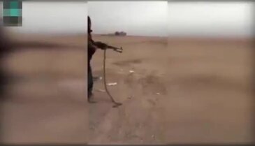 YPG'li teröristten kan donduran görüntü! Kurşuna dizdi
