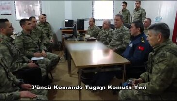 Orgeneral Akar'ın sınır denetlemeleri...