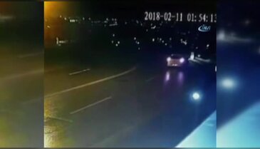 Başkent'te trafik kazaları kameralara yansıdı