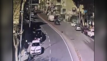 Düşen roketten kıl payı kurtuldu