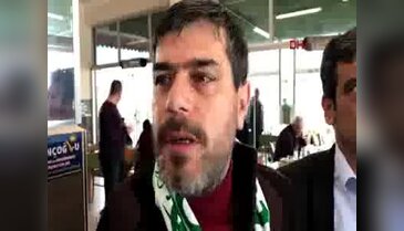 Akhisarspor ve Bursaspor taraftarları buzları eritti