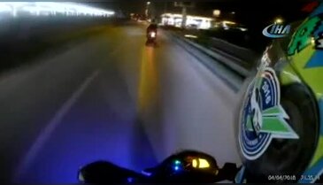 Bursa'da yola dökülen mazot motosikletlileri canından ediyordu