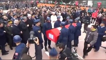Bursa'da Şehit Yüzbaşı Yunus Bal son yolculuğuna uğurlandı