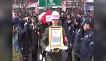 Bursalı şehit Samsun'da son yolculuğuna uğurlandı
