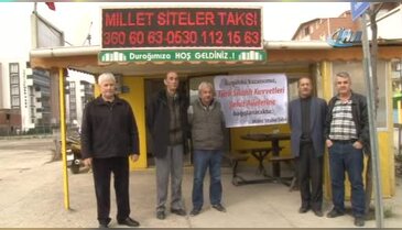 Bursa'da taksicilerden Afrin operasyonuna destek