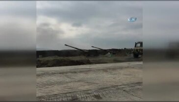 PYD hedefleri ateş destek vasıtalarıyla vuruluyor