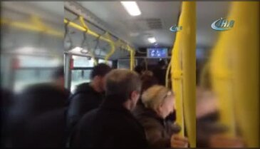 Yolcularla tartışan şoför kapıları kilitledi!
