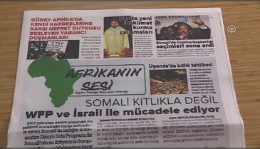 Bursa'da "Afrika'nın Sesi" gazetesiyle ülkelerini anlatıyorlar