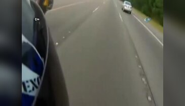 Motosikletli şov kötü bitti