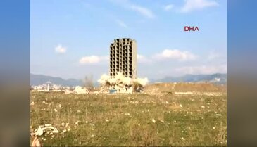Bursa'da dinamitle yıkımda erken patlama fiyaskosu