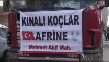 Bursa'da "Kınalı Koçlar Afrin'e" gönderildi