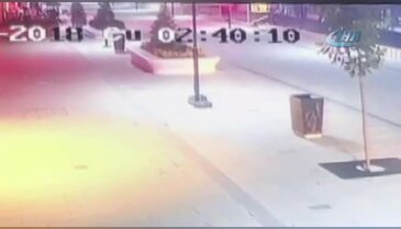 Nefes kesen hırsız polis kovalamacası kamerada!