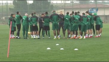 Bursaspor, Osmanlıspor maçı hazırlıklarını sürdürdü