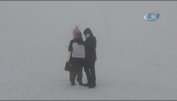 Bursa Uludağ'da yoğun sis