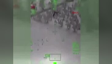 ATAK helikopteri teröristleri böyle vurdu