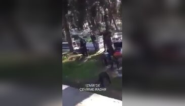 Skandal! Mezarlıkta mangal keyfi yapıp, piknik yaptılar...