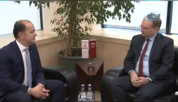 AB Türkiye Delegasyonu Başkanı Berger Bursa'da temaslarda bulunuyor