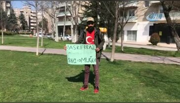Otostopla vatani görevini yapmaya giden genç Bursa'dan geçti
