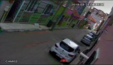 Bursa'daki patlama güvenlik kamerasına yansıdı