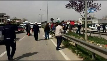 Bursa'da yaşlı kadın karşıdan karşıya geçerken canından oldu