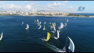 Bursa'da yelken yarışları nefes kesti