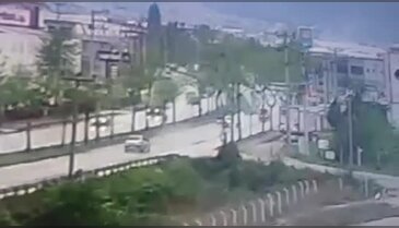 Bursa'da iki kişinin can verdiği feci kaza kamerada