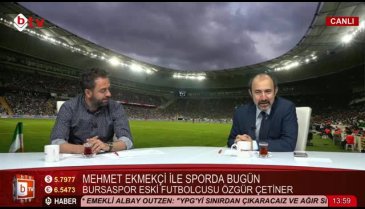 Mehmet Ali Ekmekçi ile Sporda Bugün(Özür Çetiner)
