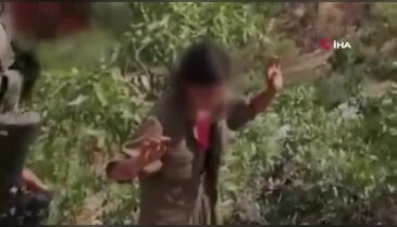Mehmetçik'ten teslim olan kadın teröriste şefkat eli