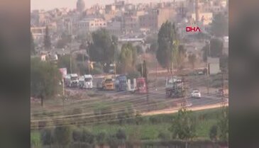Suriye'den Irak'a giden ABD konvoyu görüntülendi