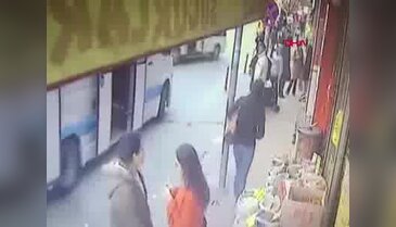 Güvenlik kamerasından kaçamadı