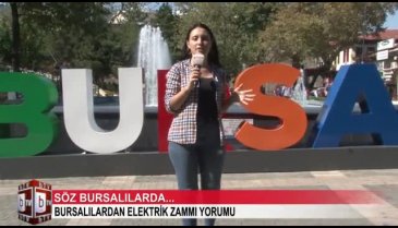 Bursalılardan elektrik zammı yorumu! (ÖZEL HABER)