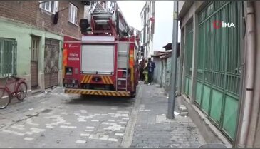 Bursa'da kiraya verdiği evini yanmaktan kurtardı