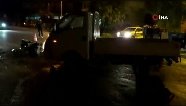 Bursa'da feci kaza: Kamyonetle çarpışan motosikletli kurye hayatını kaybetti