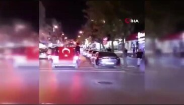 Asker eğlencesinde magandalar trafikte havaya ateş açtı