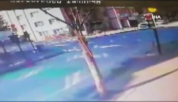 Bursa'da kaza anı saniye saniye kamerada