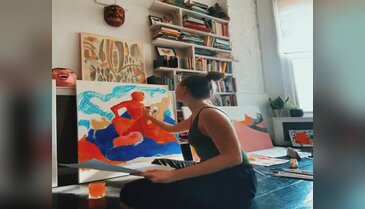 Karşınızda ressam Yasemin Kay Allen