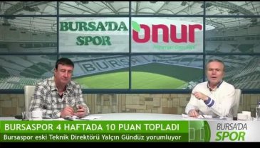 Bursaspor 4 haftada 10 puan topladı