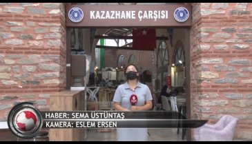 Bursa'daki Kazazhane Çarşısı'nda çatı sıkıntısı! (ÖZEL HABER)