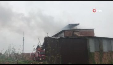 Sakarya'da orman ürünleri fabrikasında yangın!