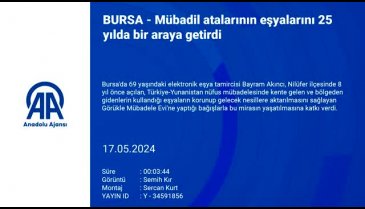 Bursa'da "Gidenlerin ve gelenlerin anısına" Görükle Mübadele Evi