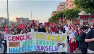 Nilüfer Belediyesi ve NKK'den 19 Mayıs yürüyüşü