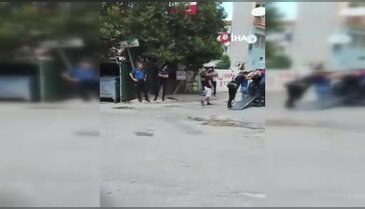 Bursa'da kovalamacanın sonu kötü bitti! Polis aracına...