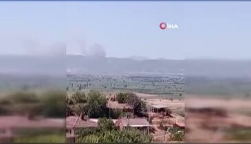 Bursa'da orman yangını! Ekipler ve köylüler müdahale ediyor...