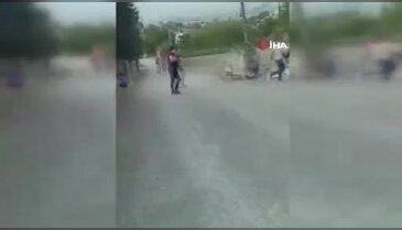 Polise taşlı yumruklu saldırı!