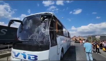 Bursa'da akılalmaz kaza! Otobüsteki yolcular ölümden döndü